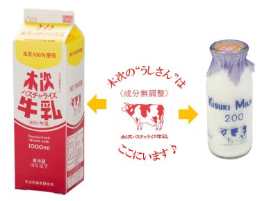 画像2: 木次パスチャライズ牛乳　ステッカー